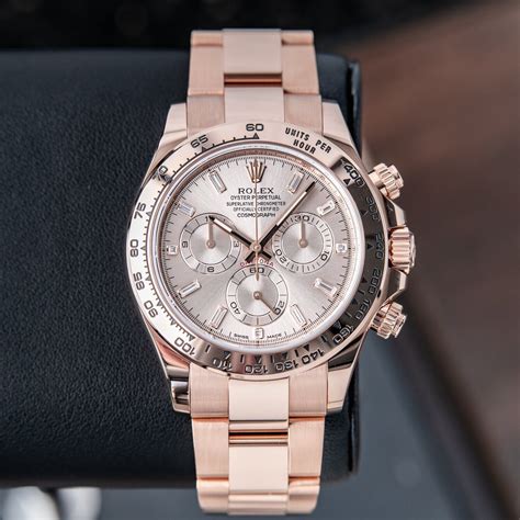 rolex cosmograph daytona rose gold price|gold rolex daytona white face.